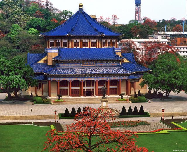 广州中山纪念堂,革命的圣地,建筑的瑰宝