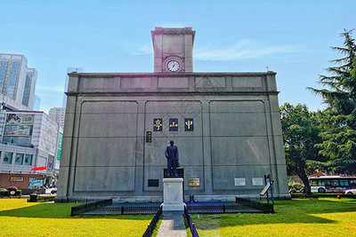 颜真卿雕像高清图片下载 弘扬书法文化，品味历史韵味